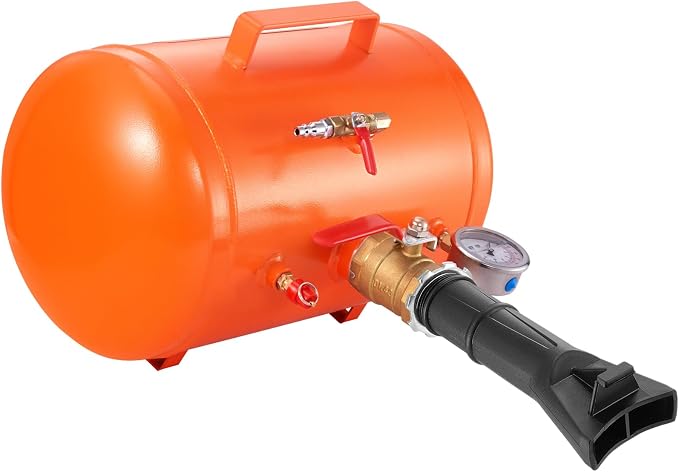 Tire Bead Seater, 5 Gal/19L Air Tire Bead Blaster with Pressure Gauge & Handle, 145 PSI Seating Tool Inflator Tank, 85-116 PSI Operating Pressure for Car Truck ATV