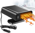 Portable Car Heater, 2 in 1 Electric Heater with Cooling & Heating Function Defroster Defogger 12V, 3-Outlet Plug Adjustable Thermostat in Cigarette Lighter