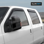 in-Channel Incredibly Durable Rain Guards for Ford F250-F550 Super Duty 1999-2016 SuperCrew, Original Window Deflectors, Vent Window Visors, Vent Deflector, 4 pcs. - 699211