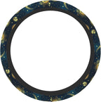 Gold Moon Sun Stars Magical Steering Wheel Cover for Women Men Girls Car Accessories Decor Anti-Slip Neoprene Auto Steering Wheel Covers Protector Universal 15 Inch