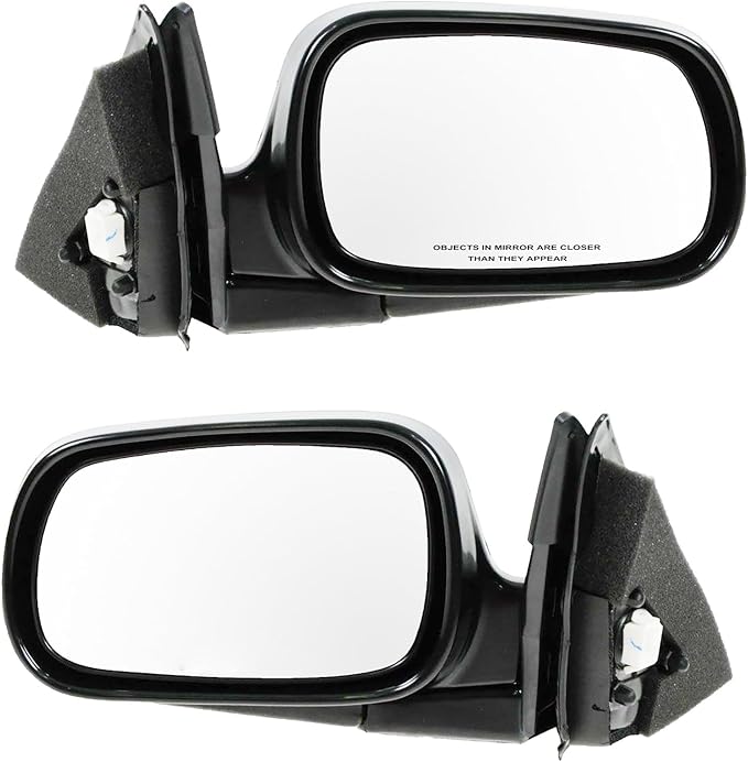 Driver and Passenger Side Mirror Assembly Set Power Smooth Paint to Match Foldaway Compatible with 1994-1997 Honda Accord Sedan