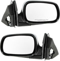 Driver and Passenger Side Mirror Assembly Set Power Smooth Paint to Match Foldaway Compatible with 1994-1997 Honda Accord Sedan