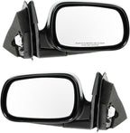 Driver and Passenger Side Mirror Assembly Set Power Smooth Paint to Match Foldaway Compatible with 1994-1997 Honda Accord Sedan