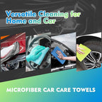 Microfiber Cleaning Cloth 12 Pack, 12.5 x 12.5 Inch Microfiber Towels for Cars, Ultra Absorbent Cleaning Rags, Lint Free Cleaning Towels for Household, Kitchen, Window, and Car, Multicolor