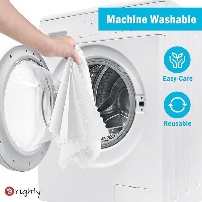 Orighty Microfiber Cleaning Cloth, 100 Pack Microfiber Towels for Cars, Multi-Purpose Shop Towels Cleaning Rags Bulk for Car, Home, Kitchen, 11.5’’ x 11.5’’, White