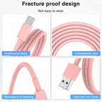 3 Pack Car Carplay Cable for iPhone 16 15 Pro Max 15 Plus Car Charger, 3FT USB to USB C Cable for Car Charger Adapter, Carplay USB C Cord Accessories Charging for iPad 10th Gen/iPad Pro Air 5th-Pink