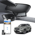 Mangoal Front 4K & Rear 1080P Dash Cam for XC40 2023-2026 (Model B) | & XC40 Recharge 2021-2024, B4 B5 T4 T5 P8 etc, Integrated OEM Look, UHD 2160P Video, WiFi & App, Easy to Install,128GB Card
