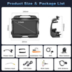 [4G+64G] Android Car Radio for Kia Sportage 2010-2016 with Wireless Carplay Android Auto, 9 Inch HD Touchscreen Car Stereo with WiFi GPS Bluetooth5.0 FM/RDS 32EQ SWC Backup Camera MIC