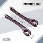 2PCS Car Seat Gap Filler, Seat Side Seam Crevice Blocker Organizer to Prevent Things from Dropping, Drop-Proof Auto Console Gap Guard Stopper Plug, Universal for Vehicles (Brown)