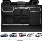 Large Capacity Car Trunk Organizer,Six Pockets Trunk Storage Organizer with Adjustable Straps,Wear-Resistant Oxford Fabric Hanging Trunk Organizer for Car Truck SUV