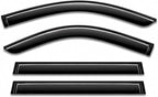 2025 2026 Tape-On Rain Guards for Subaru Forester Side Window Visor Deflectors Premium Sport Limited Touring Hybrid Wilderness Tinted Vent Shade Protectors