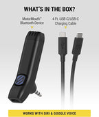 BTAXS3 Hands-Free Audio Kit, Bluetooth Receiver for Car Stereo with Noise Cancellation, 3.5mm AUX Bluetooth Adapter for Car Radio, Compatible with Siri/Google Assistant Voice Command