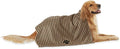 Pet Grooming Towel Collection Absorbent Microfiber X-Large, 41x23.5", Striped Brown