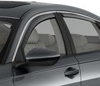 in-Channel Rain Guards Compatible with Honda Accord 2018 2019 2020 2021 2022 2023, Black Window Deflectors Window Visor Side Shatterproof Sun Visor, 4-Pieces Set
