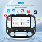 Car Stereo for Chevy Colorado GMC Canyon 2015-2019 Base Mode 7/8 Inch, Android 13 Car Radio 9" Touchscreen Head Unit with Wireless CarPlay Android Auto, Backup Camera - 2GB RAM + 64GB ROM