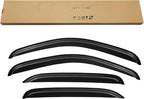 Window Rain Guards Visors for 2007 2008 2009 2010 2011 2012 2013 2014 Chevy Tahoe/GMC Yukon, Window Vent Wind Shades Deflectors Shield for 07-14 Tahoe/Yukon
