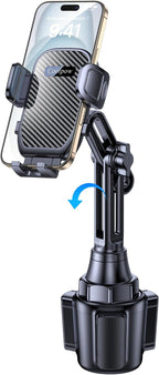 Cup Holder Phone Holder for Car Phone Holder Cup Holder Phone Mount【Ultra Stable & Never Shake】Phone Holders for Your Car Cupholder Cell Phone Car Mount for iPhone 17 16 All 4"-7" Smartphones