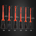 Car Detailing Brush Kit - 6 Pack, Auto Boar Hair Detail Brush Set Automotive Interior Exterior No Scratch Microfiber Detailing Brushes for Cleaning Air Vents, Engine Bays, Dashboard and Wheels