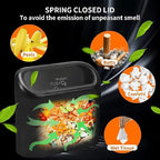 Leak-Proof mini car Trash can, 150 Garbage Bags, with lid, can be Placed on the Desk or Hung, Perfect car Accessory!