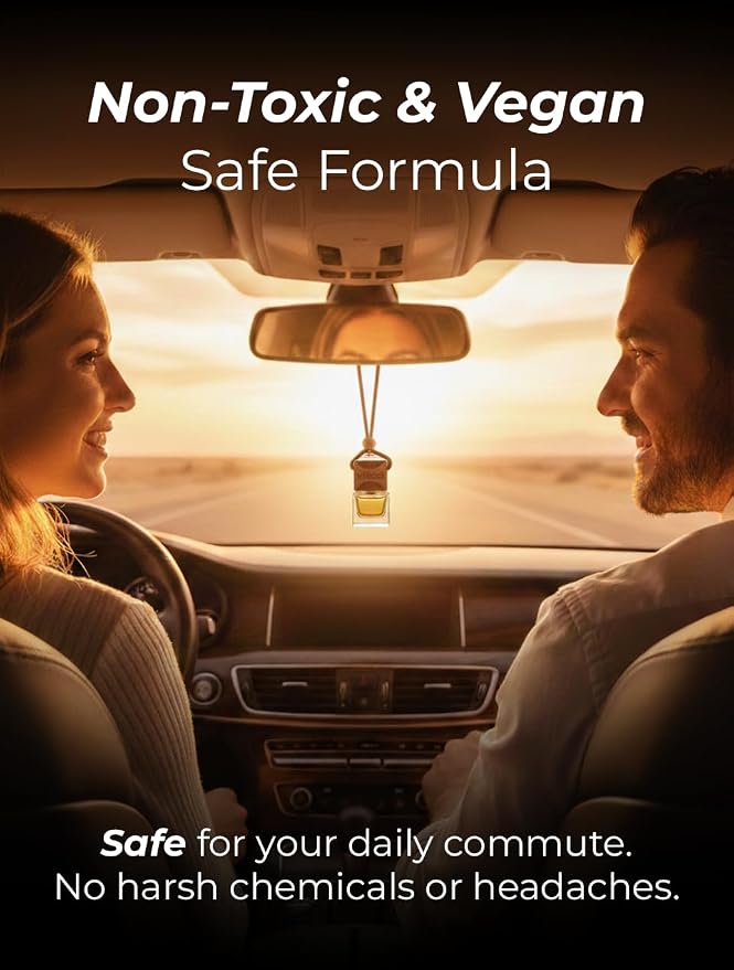 Diamond Spirit Car Air Freshener – Spicy Clean Car Fragrance & Odor Eliminator | Long-Lasting Car Diffuser | Vegan & Cruelty-Free Fragrance Oils | Premium Auto Perfume | Lasts up to 120 Days
