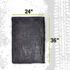 Mega Car Drying Towel - Holds Up to 9 lbs, No Streaks, Scratches, or Water Spots | 1200 GSM Microfiber Double Twist Pile & Edgeless Design, 1 Quick & Effortless Dry - 24” x 36”
