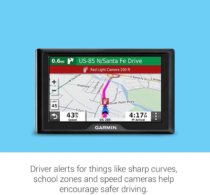 Garmin Drive 52, GPS Navigator with 5 inch Display, Simple On-Screen Menus and Easy-to-See Maps (Renewed)