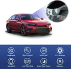 4K Dash Cam Suitable for Honda Civic 2022-2026 & Type R Si (Black Cover), OEM Factory Look, UHD 2160P Video, Built-in WiFi & APP, Loop Recording, Gravity Sensor, Easy to Install, 64GB Card