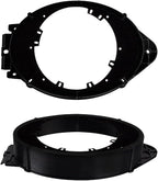 Metra 82-3006 6" to 6-3/4" Speaker Adapter for GM Multi 05-Up & Metra 82-3005 6" to 6-3/4" Speaker Adapter for Select GM Trucks/Chevy Malibu 2014-Up,Black