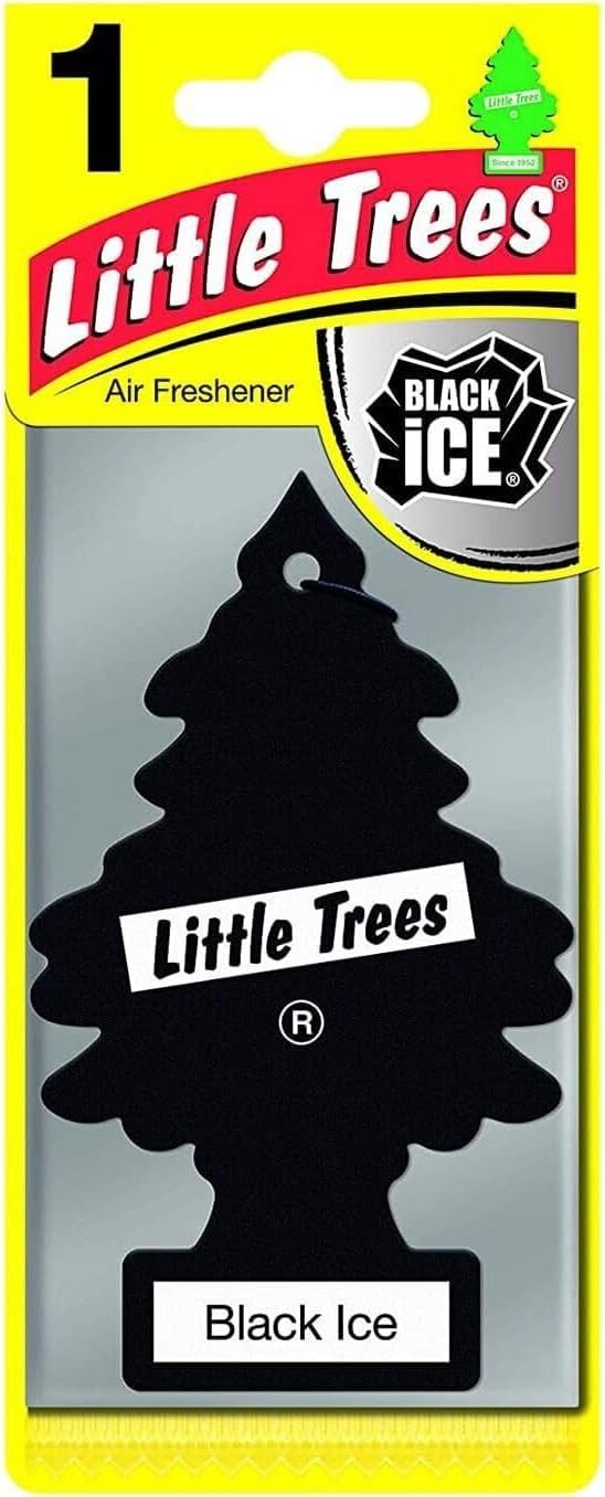 Black Ice Little Tree Air Freshener- 24 Pack