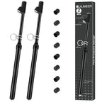 2-Pack Dual Head Tire Pressure Gauge 10-150 PSI (Black) | Heavy Duty Air Pressure Gauge with Stainless Steel Body, Metal Nozzle & Durable Plated Brass – for Cars, Trucks, Bikes, RVs