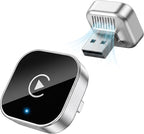 2026 Upgraded Wireless CarPlay Adapter - Fast Auto-Connect, Stable Connection, Mini Size Plug & Play Adapter for iPhone & Android Auto Compatible Cars