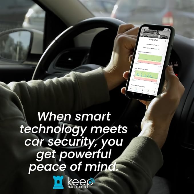 Car Alarm - 4G/LTE, Anchoring Anti-Theft & Break-in Deterrent, GPS, Motion Sensing (PIR/Radar), 1080p Pictures & Video, 120dB Sound and Flashing Bright LEDs