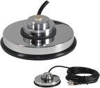 Tram-Browning BR-1030-UHF 3-5/8-In. NMO Magnet Mount with Rubber Boot and Preinstalled UHF PL-259 Connector, Chrome