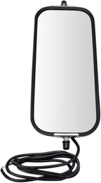 16" x 7" Stainless Steel West Coast Mirror Pair Peak Back Heated for HD Truck