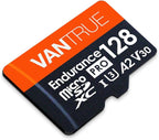 128GB U3 microSDXC UHS-I 4K UHD Video Monitoring Memory Card with Adapter for Dash Cams, Body Cams, Action Camera, Other Surveillance & Security Cams