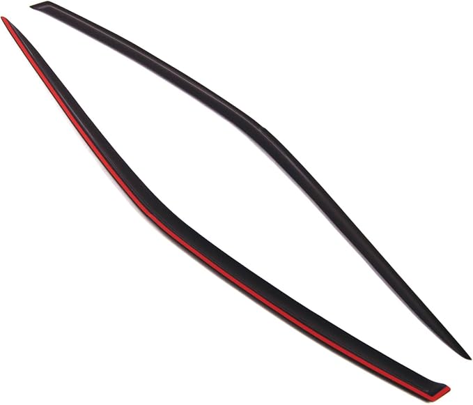 Outside Mount Window Vent Visors Rain Guards Compatible with Pontiac Firebird Coupe 1993-2002 | Side Window Wind Deflectors Rain Shields | Smoke Tinted, 2 Pcs Set, DGWV-060-2