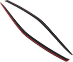 Outside Mount Window Vent Visors Rain Guards Compatible with Chevrolet Camaro Coupe 1993-2002 | Side Window Wind Deflectors Rain Shields | Smoke Tinted, 2 Pcs Set, DGWV-060