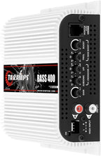 Bass 400 2 Ohms Monoblock Amplifier 400 Watts Rms 1 Channel 14.4VDC Out Power Full Range, Great for Sub/Bass - Rca/High Level Input, Car Audio