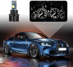 20PCS Car LED Dash Lights - Super Bright Instrument Cluster Light Bulbs with T5 37 74 LED Bulbs & Twist Lock Socket - Universal 12V L-ED Lights for Car Interior Accessories (White)