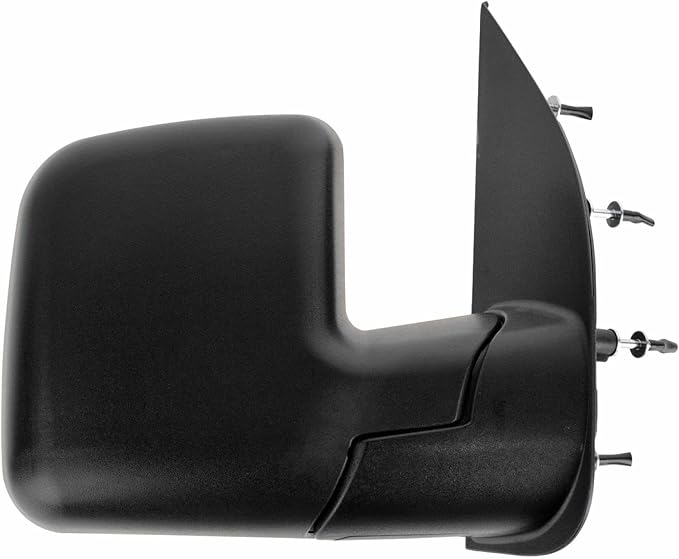 Driver and Passenger Side Mirror Assembly Set Manual Foldaway Textured Compatible with 2010-14 Ford E-150 E-250 2010-14 Ford E-350 Super Duty E-450 Super Duty