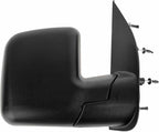 Driver and Passenger Side Mirror Assembly Set Manual Foldaway Textured Compatible with 2010-14 Ford E-150 E-250 2010-14 Ford E-350 Super Duty E-450 Super Duty