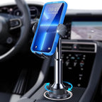 Cup Holder Phone Holder [No Shaking] Phone Holder for Car, 360° Adjustable iPhone Holder Car Accessories for Women Truck Jeep Golf for iPhone 17 Pro Max 16 15 14 Samsung S25 All 4-7'' Phone
