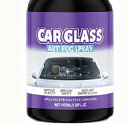Windshield Anti Fog - 100ml Glass Defogger Spray with Sponge Towel, Window Glass Cleaner with Clear Vision Formula, Automotive Motorcycle Vehicle Truck Interior Protection, Goggles Mirror