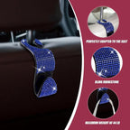 2 Pack Car Hooks, Bling Rhinestones Crystal Hooks, Auto Seat Back Organizers, Car Decorations Backseat Hanger, Car Seat Hooks Perfect for Holding Handbags, Clothes, Purses and Water Bottles