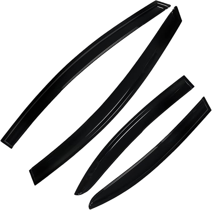 Window Visors Shade Sun Rain Wind Guards Deflectors Cover Acrylic Outside Replacement for Civic Sedan 2006-2011
