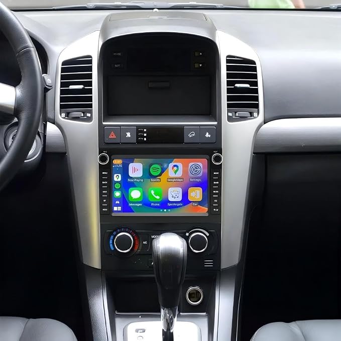 Car Radio for Chevrolet Captiva 2006 2007 2008 2009 2010 2011 with Apple Carplay & Android Auto,7-Inch Button Control Car Stereo with GPS Bluetooth WiFi DSP FM RDS Camera, 2+32GB