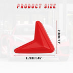 Car Door Edge Guards,Car Door Corner Protector Pads Compatible with Corvette C8 Stingray Z06 Z51 2020 2021 2022 2023 2024,Door Middle Protrusion,V-Shaped Anti-Collision,Red
