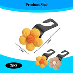 2PCS Car Seat Headrest Hook, Cute Flower Vehicle Backseat Purse Handbag Storage Hanger, Floral Auto Seat Back Holder Hook for Coat Umbrella Grocery, Universal for Vehicles (Brown/Yellow)