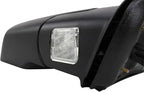Passenger Side Power Mirror Chrome Cover Puddle Light Smooth Black Compatible with 2006-2010 Ford Explorer 2007-2010 Explorer Sport Trac FO1321417