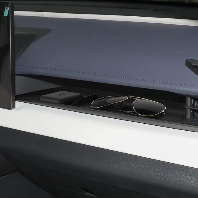 co-Pilot's Dashboard Organizer for Toyota RAV4 2026 Central Control Dashboard TPE Storage Box Interior Auto Accessories Black